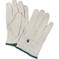 Gants de cordeur d'usage standard, Moyen, Paume Cuir fleur de vache Superchem Industries