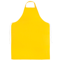Tablier en PVC, PVC, Jaune, 35" la x 45" lo Superchem Industries