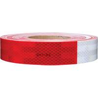 3M Scotchlite Diamond Grade Conspicuity Sheeting Series 985, 2" W x 12" L, Red & White Superchem Industries
