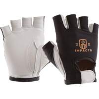 Anti-Impact Right-Hand Glove, Small, Goatskin/Split Leather Palm, Hook & Loop Cuff Superchem Industries