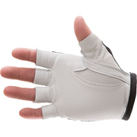 Anti-Impact Right-Hand Glove, Small, Goatskin/Split Leather Palm, Hook & Loop Cuff Superchem Industries