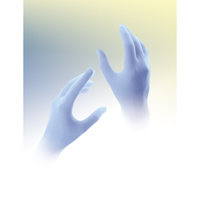 QRP Qualatrile Disposable Gloves, Medium, Nitrile, 5-mil, Powder-Free, Blue Superchem Industries