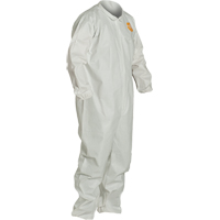 ProShield&reg; 60 Coveralls, Small, White, Microporous Superchem Industries