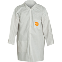ProShield&reg; 60 Lab Coat, Microporous/Polypropylene, White, Medium Superchem Industries