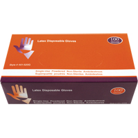 Industrial Grade Gloves, Medium, Latex, Powdered, White Superchem Industries