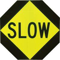 Double-Sided "Stop/Slow" Traffic Control Sign Superchem Industries