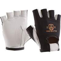 Anti-Impact Left-Hand Glove, X-Small, Goatskin/Split Leather Palm, Hook & Loop Cuff Superchem Industries