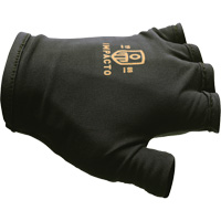 Anti-Impact Fingerless Right-Hand Glove, X-Small, Split Leather Palm, Slip-On Cuff Superchem Industries