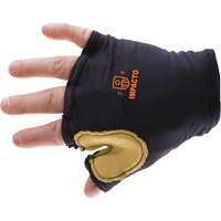 Anti-Impact Tool Grip Fingerless Right-Hand Glove, Size X-Small, Grain Leather Palm Superchem Industries
