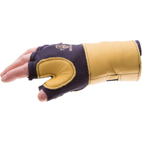 Premium Impact & Repetitive Strain Protective Right-Hand Glove, Size X-Small, Grain Leather Palm Superchem Industries