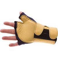 Premium Impact & Repetitive Strain Protective Right-Hand Glove, Size X-Small, Grain Leather Palm Superchem Industries