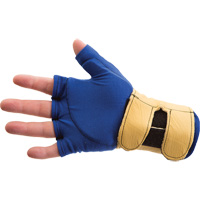 Fingerless Glove Liner with Wrist Restrainer, Size X-Small, Poly-Cotton Palm Superchem Industries