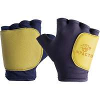 Palm and Side Impact Glove Liner-Right, X-Small, Grain Leather Palm, Slip-On Cuff Superchem Industries