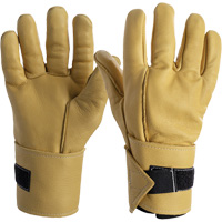 Vibration Protective Air Glove&reg;, Size X-Small, Grain Leather Palm Superchem Industries