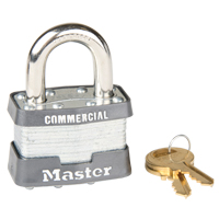Pin Tumbler Padlock, Keyed Alike, Laminated Steel, 1-3/4" Width Superchem Industries