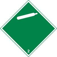 Plaque-&eacute;tiquette TMD pour gaz inflammable, Vinyle adh&eacute;sif Superchem Industries