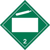 Non-Toxic Gas TDG Placard, Plastic Superchem Industries