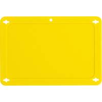 Blank Valve Tag, Plastic, 4-3/4" W x 3-1/4" H Superchem Industries