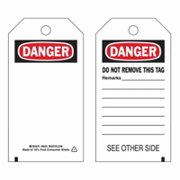 &eacute;tiquettes de s&eacute;curit&eacute; auto-plastifiantes, Polyester, 3" la x 5-3/4" h, Anglais Superchem Industries