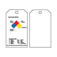 &eacute;tiquettes du droit &agrave; l'information, Polyester, 3" la x 5-3/4" h, Anglais Superchem Industries