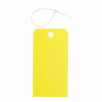 Blank Accident Prevention Tags, Metal, 3" W x 5-3/4" H Superchem Industries
