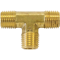 Male Pipe Tee, Brass, 1/2" Superchem Industries