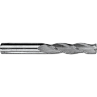 Fraise en bout longue, 1/8" dia., 4 cannelures, Carbure Superchem Industries