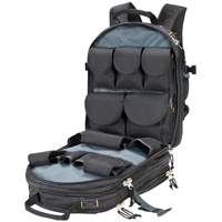 Sacs &agrave; dos pour outils &agrave; 75 pochettes, 13" lo x 17-1/2" la, Noir, Nylon Superchem Industries