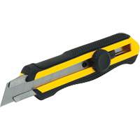 Couteau &agrave; lame cassable Dynagrip, 18 mm, Acier, Prise en Plastique Superchem Industries