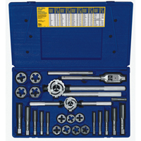 Hanson&reg; Metric Tap & Hex Die Set, 25 Pieces Superchem Industries