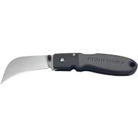 Lockback Knife with Hawkbill Blade, 2-5/8" Blade, Stainless Steel Blade, Nylon Resin Handle Superchem Industries