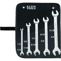 Wrench Set with Pouch, Open-Ended, 5 Pieces Superchem Industries