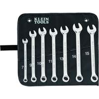 Wrench Set with Pouch, Combination, 7 Pieces, Metric Superchem Industries