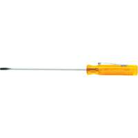 Tournevis avec agrafe de poche, Tige de 1/8", Ronde, 4-7/16" lo, Prise en Plastique Superchem Industries