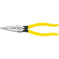 Long-Nose Pliers, HD Side Cutters/Skinning Holes, 8-7/16" L Superchem Industries