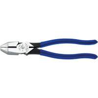 Lineman's Pliers, Square Nose, High-Leverage, 9-1/4" L, 1-1/4" Capacity Superchem Industries