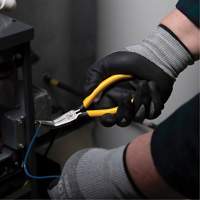 Curved Long-Nose Pliers, 6-1/4" L Superchem Industries