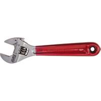 Adjustable Wrench, 4-1/2" L, 1/2" Max Width, Chrome/Polished Superchem Industries