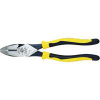 Journeyman Pliers, Connector Crimp Side-Cut, 9-1/2" L, 1-1/4" Capacity Superchem Industries