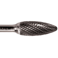 Fraise rotative conique &agrave; deux tranchants, SG-5, 1/2" dia., 1/4" Tige, 1" Prof. de la coupe Superchem Industries
