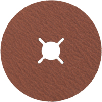 Disque en fibre, C&eacute;ramique, 80, 4-1/2" Dia x 7/8" Arbre Superchem Industries