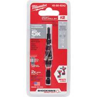 Foret &eacute;tag&eacute; #2 Shockwave Impact Duty, 3/16" - 1/2", Incr&eacute;ments de 1/16", Titane Superchem Industries