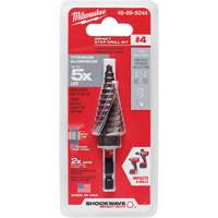 Foret &eacute;tag&eacute; #4 Shockwave Impact Duty, 3/16" - 7/8", Incr&eacute;ments de 1/16", Titane Superchem Industries