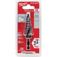 Foret &eacute;tag&eacute; #8 Shockwave Impact Duty, 1/2" - 1", Incr&eacute;ments de 1/16", Titane Superchem Industries
