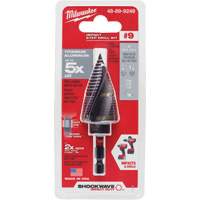 Foret &eacute;tag&eacute; #9 Shockwave Impact Duty, 7/8" - 1-1/8", Incr&eacute;ments de 1/4", Titane Superchem Industries