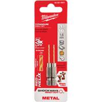 Foret Shockwave, 1/16", Titane, Cannelure 5/8", Pointe de 135° Superchem Industries