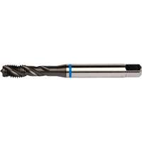 Taraud &agrave; cannelures h&eacute;licoidales Blue Shark, Acier rapide au cobalt, Filet de 1/4"-28, 3,15" l Superchem Industries