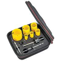 Plumber's Deep Cut Hole Saw Kit, 10 Pieces Superchem Industries