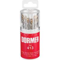 Jobber Drill Bit Set, 13 Pieces, High Speed Steel Superchem Industries
