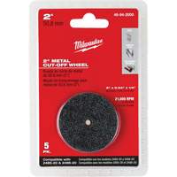 Disque &agrave; tronçonner pour meuleuse &agrave; angle droit M12 Fuel, 2" x 0,04", Arbre de 1/4", Type 1, Oxyde d'aluminium, 21000 Tr/min Superchem Industries